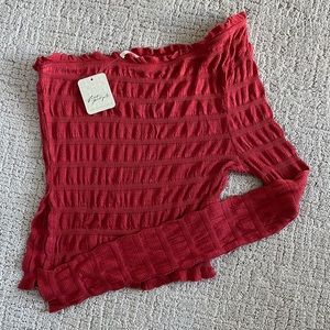 One sleeved Free People Top size S